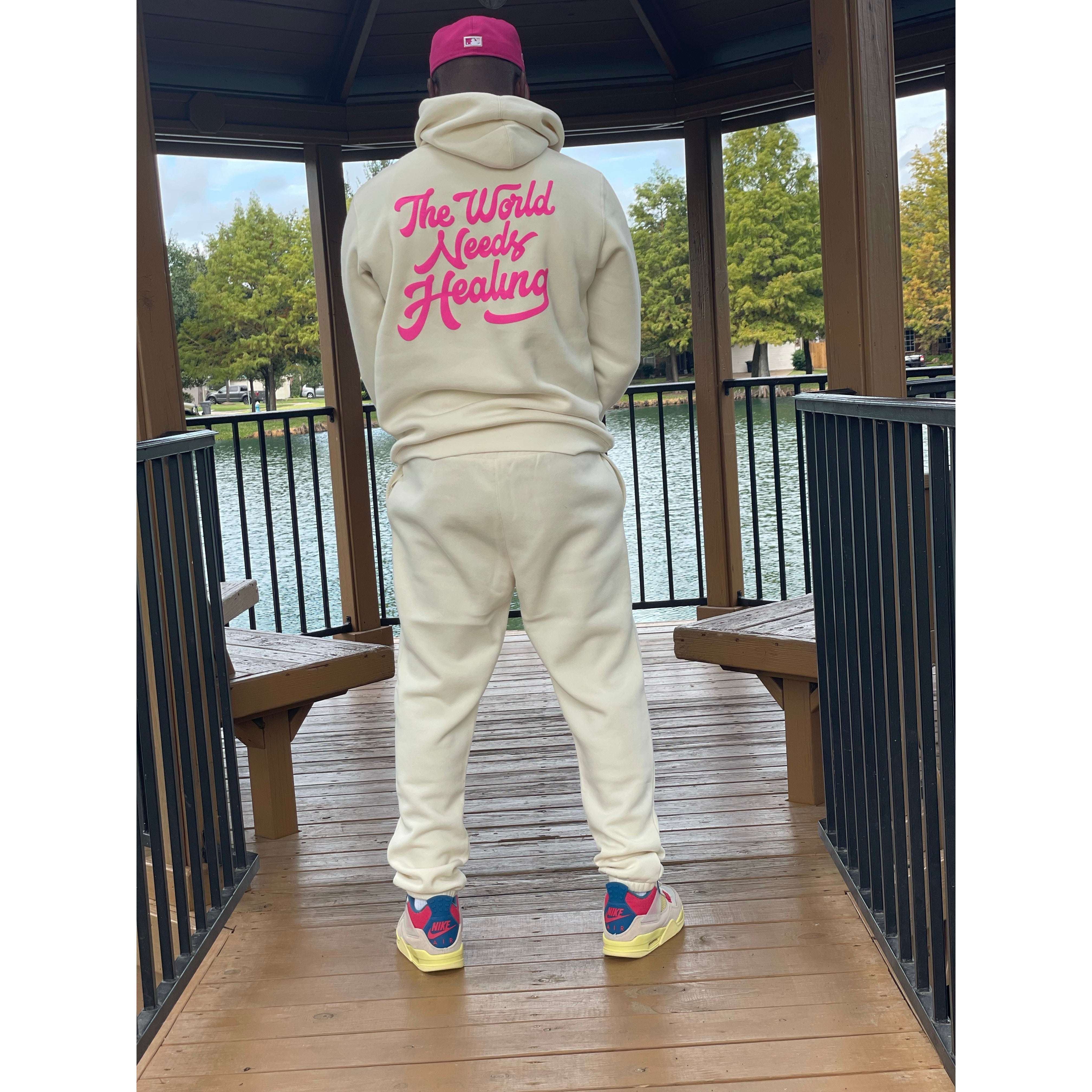 Cream Peace of Mind Hoodie youngbullssociety