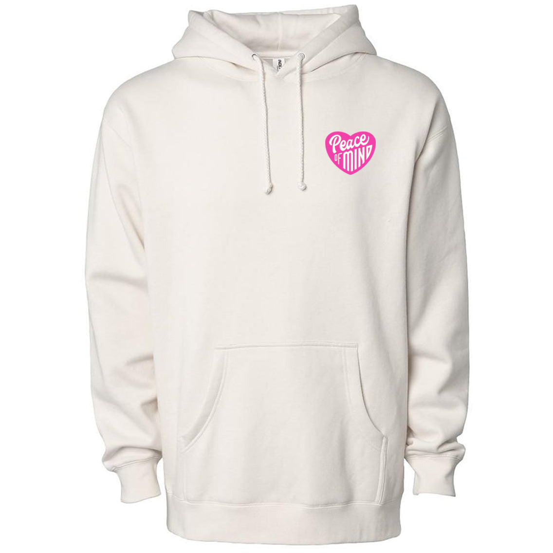 Cream Peace of Mind Hoodie – youngbullssociety